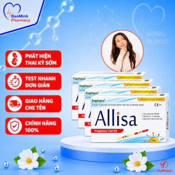 Combo 5 que thử thai bản to Traphaco Che tên khi giao - Chính xác test thử thai hai vạch sớm nhanh Allisa