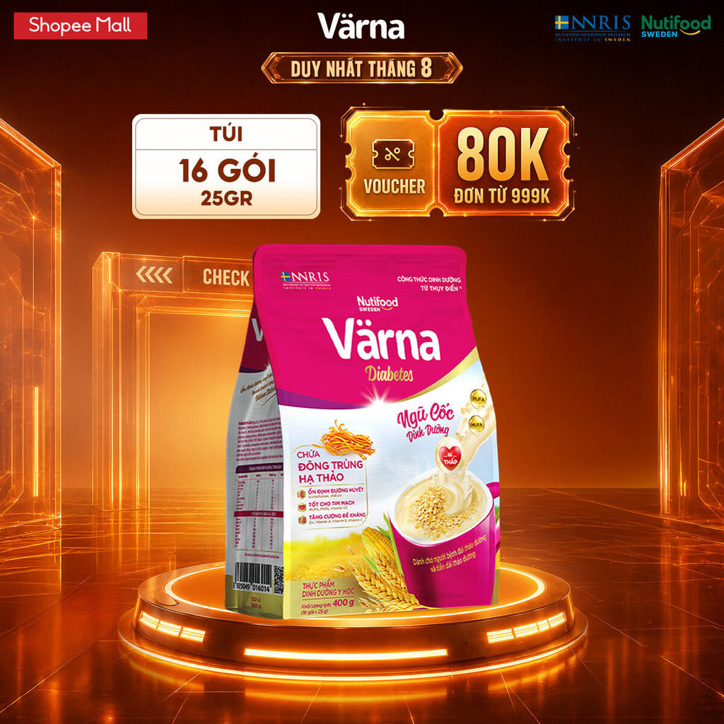 Ngũ Cốc Dinh Dưỡng Cho Người Tiều Đường Varna Diabetes – Ổn Định Đường Huyết