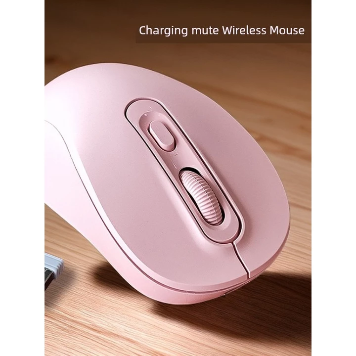 chuột không dây silent chuột không dây laptop Sạc Chuột Không Dây Nút Im Lặng Chuột Không Dây Trình Điều Khiển Máy Tính usb Chuột Không Giới Hạn Đa Nă – 3