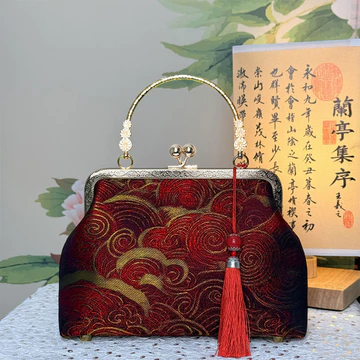 Phong Cách Trung Hoa Sườn Xám Túi Quà Tặng Túi Xách Túi Đeo Ngang Túi Điện Thoại Di Động Miệng Túi Vàng Sống Thổ Cẩm Túi Nữ Túi Xuyên Biên Giới Túi Jinhe Túi Xách Sống Thổ Cẩm Túi Nữ Túi Xuyên Biên Gi