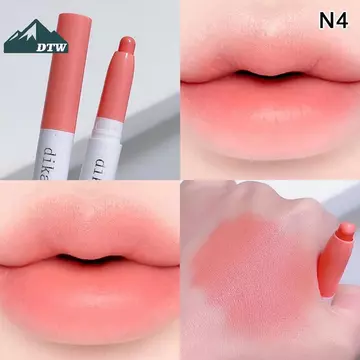 DTW DIKALU Matte Lip Liner Người Mới Chống Dính Cup Toot Lip Velvet Mist Lip Gloss Lip Liner Thể Thao