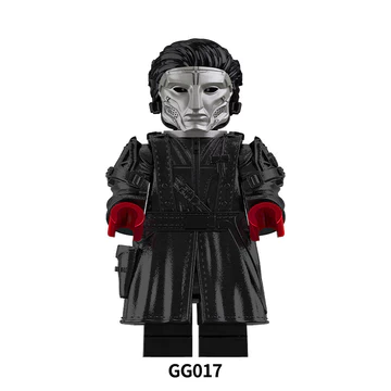 Delta Minifigure Warder Lego Minion Shield Soldier Red Wolf Instructor Hình Tương thích Lego Minifigure Khối xây dựng