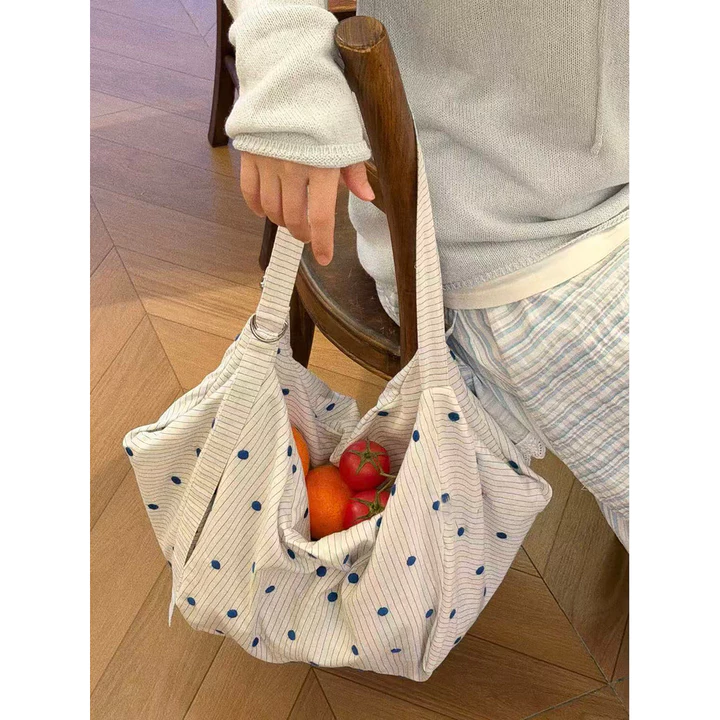 Women's Korean-Style Canvas Handbag – Large, Mini, for Work – 5