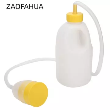 Bình Nước Tiểu Nam ZAOFAHUA, Bình Tiểu Di Động 1700ML Di Động, Thiết Thực Với Ống Nước Tiểu Nhựa Có Ống Đầu Giường Sử Dụng