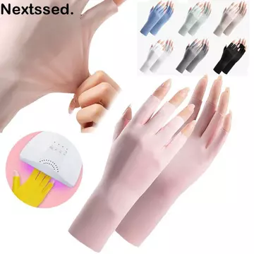 Găng Tay Chống Nắng NEXTSMY, Găng Tay Chống Tia UV Móng Tay Chống Tia UV, Phụ Kiện Đèn Led Chống Bức Xạ Bảo Vệ Da Ngón Tay Móng Tay Nghệ Thuật Găng Tay Tăng Cường Móng Tay