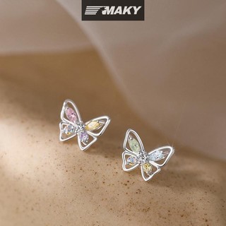 Newwellknownepic Cutout Zircon Pha Lê Bông Tai Nữ Bé Gái Tiệc Cưới Mới Mỹ Món Quà Trang Sức VN