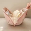 Túi đựng đồ lót JVSUB, Tất áo ngực Túi đựng đồ cầm tay bằng vải Polyester, Túi đựng quần áo hình vỏ đa chức năng Phụ kiện du lịch