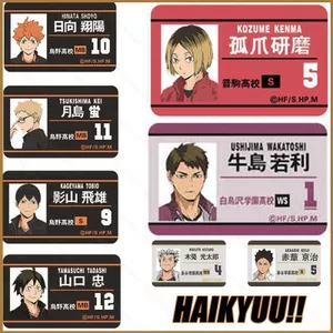 HK1 Haikyuu Thẻ Hinata Karasuno Shonen Thẻ PVC Anime Bokuto Kenma Tetsurou Thẻ Tên Học Sinh Nhân Vật Thẻ ID K