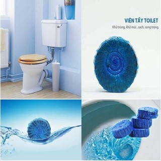 Túi 10 viên tẩy bồn cầu, khử mùi, diệt khuẩn hiệu quả, tiện dụng