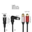 BTM 3Pin Nữ Sang 2RCA Adapter Splitter Miếng Dán Cáp 3Pin Nữ Sang 2RCA Stereo Cáp Âm Thanh Để Sử Dụng Phòng Thu