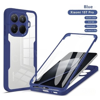 Ốp lưng Xiaomi 15T Pro 17T 14T Pro 15 Pro Ultra 4G 5G 2025 Vỏ Plus Flip Cover 360° Ốp lưng bảo vệ chống sốc bằng silicon mềm hai mặt