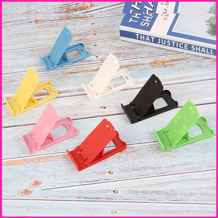 1 Chiếc Thời Trang Đa Tốc Độ Mở Đôi Nhựa Gấp Giá Đỡ Điện Thoại Di Động Màu Ngẫu Nhiên Máy Tính Bảng Đứng