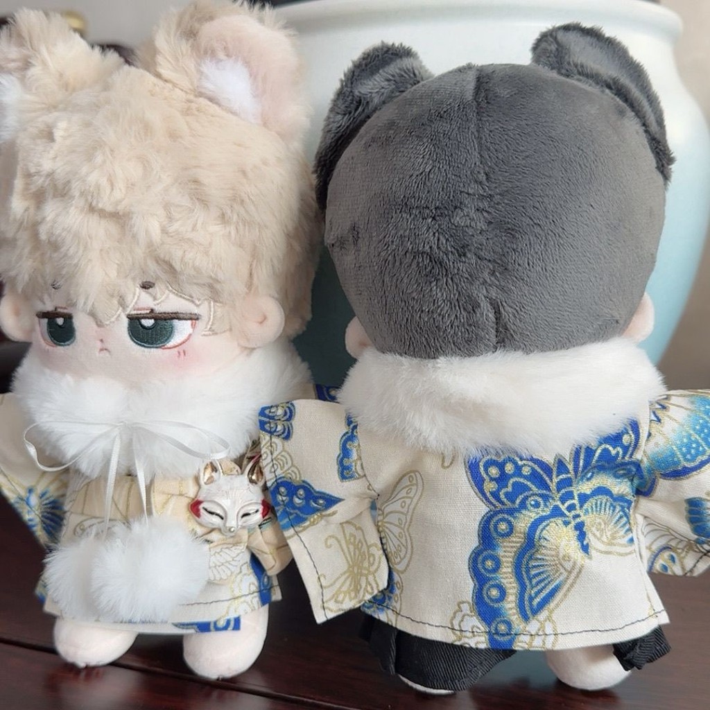 20cm Kimono Phù Hợp Với Bé Trai Quần Áo Bé Trai Giá Bắp Cải Búp Bê Cotton Dễ Thương Không Thuộc Tính Búp Bê Búp Bê Quần Áo 3.14