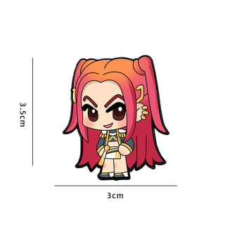 4 Cái / bộ K-POP Hoạt Hình Witch Hunter Đội Hợp Kim Thổ Cẩm Kim Loại Huy Hiệu Túi Quần Áo Trang Trí Pin