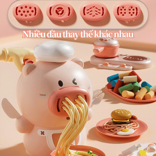 【BabyJoy】Đồ chơi nặn đất sét 31/38pcs,Đồ Chơi Làm Mì,Bộ Đất Nặn Đồ Chơi Nấu Ăn Cho Bé,Kèm Dụng Cụ Và Khuôn Cho Bé