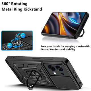 Ốp Điện Thoại Cho Oppo A6 Pro A6X A6T A6t A6s A6T Pro5G 4G 2025 Kim Loại Thời Trang Giáp Vòng Giá Đỡ Đẩy Kéo Camera Vỏ Bảo Vệ Chống Sốc Vỏ Cứng