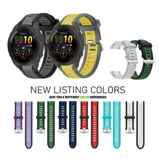 Dây đeo silicon thể thao tháo nhanh 20 / 22mm cho Garmin Forerunner 255 / 265 / 165 / 245 / 55 / 158 / 570 / 970