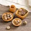 MJnmc Mini Mây Giỏ Nhà Búp Bê DIY Hộp Bảo Quản Người Tổ Chức Mô Phỏng Handmade Khăn Lau Cho Để Bàn Trang Trí Phụ Kiện Mới