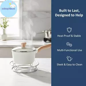 Pufangbliss Nồi Inox Ra Đa Năng Nhà Bếp Sắp Xếp Lưu Trữ Cách Nhiệt Hấp Thảm Để Nấu Ăn Tại Nhà VN