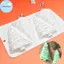 Pufangbliss Dorica 4 Khoang 3D Cây Giáng Sinh Thiết Kế Mousse Khuôn Socola Pháp Món Tráng Miệng Bánh Ngọt Khuôn Silicon Bánh Nướng Dụng Cụ Trang Trí VN