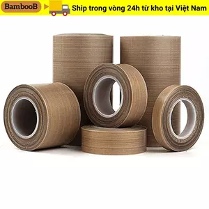 BAMBOOB 10m / Cuộn Băng PTFE Chống Mài Mòn Cách Nhiệt Chống Cháy Chịu Nhiệt Độ Cao
