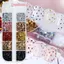 1mm Mini Ngôi Sao Lấp Lánh Móng Tay Lấp Lánh Tình Yêu Trang Trí Móng Tay Thiết Kế Salon Móng Tay Phụ Kiện Dễ Thương DIY Nail Art Design