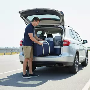 Túi di chuyển chống nước quá khổ B & N Túi đựng đồ giặt hạng nặng cho quần áo Túi đựng đồ để lưu trữ du lịch.