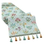 Thai| Người chạy bàn cổ điển, Người chạy bàn hoa Jacquard có viền tua rua, Phụ kiện ăn uống trang trí, Người chạy bàn phong cách cổ điển cho bàn ăn, đám cưới, tiệc tùng và bộ đồ gia đình