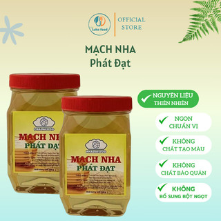 Mạch Nha Phát Đạt 500g - Mạch Nha Vàng Dẻo Thơm Nguyên Liệu Làm Kẹo Nougat, Kẹo Lạc, Sên Nhân Bánh Trung Thu
