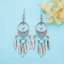 Phong Cách Dân Tộc Retro Tính Khí Thời Trang Du Lịch Mùa Hè Phù Hợp Với Phong Cách Kỳ Nghỉ Bohemian Tua Rua Bông Tai Dài