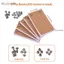 Belleshopp Bộ sách lật 5 gói với 300 trang & đóng gáy bằng vít - Giấy hoạt hình để phác thảo Hộp đèn vẽ Truy tìm Thiết kế sáng tạo hoạt hình Graffiti Art Flipbook Pad Nghệ sĩ