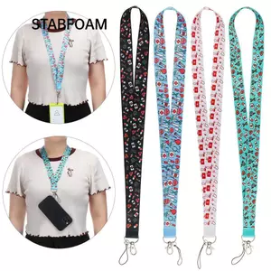 STABFOAM Bác Sĩ Thẻ ID Dây Móc Khóa Dây Đeo Cổ Phụ Kiện Y Tế Dây Điện Thoại Di Động