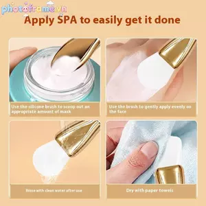 Photoframe 1 Chiếc Mặt nạ Silicon Bàn chải hai đầu Smearing Mặt nạ bùn rửa mặt Dụng cụ làm đẹp đặc biệt cho Gel Bùn Mặt nạ kem VN