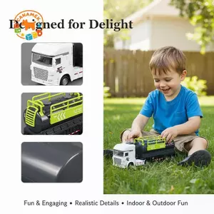 CANAMEK Loại Báo Chí Rác Tru Đồ Chơi Mô Phỏng Thùng Rác Bộ Sưu Tập Mô Hình Xe Đồ Chơi Giáo Dục Cho Trẻ Tập Đi Nhà Tương Tác Chơi CSF