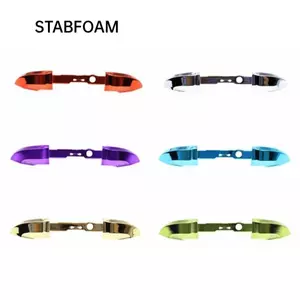 Thay thế nút cản bộ điều khiển STABFOAM, Nút cản LB RB đầy màu sắc mạ điện chính xác, Nút giữ thanh giữa nhiều màu sắc cho bộ điều khiển Xbox Series X / S