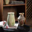 Wabi Sabi Vintage Bình Gốm Handmade Phong Cách Nhật Bản Bình Hoa Trang Trí Cho Phòng Khách Phòng Ngủ Trang Trí Nhà Thiết Kế Nội Thất Thẩm Mỹ Tối Giản