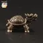 3D Đồng Thau Rồng Rùa Đúc Tượng Động Vật Mini Kim Loại Hình Trang Trí Nhà Máy Tính Để Bàn Thủ Công Điêu Khắc Cảnh Quan Trang Trí Quà Tặng ELWW