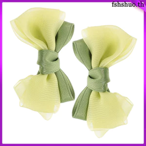 Phụ Kiện Kẹp Tóc Cho Bé Gái Kẹp Xanh Nơ Bé Barrettes