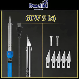 Mỏ Hàn 60W Thông Minh - Tích hợp dao cắt nhựa và khắc, bền & dễ dùng cho mọi dự án