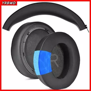 YRBWD 1 Cặp Tai Nghe Tai Nghe, Tai Nghe Gel Làm Mát Bằng Da Protein Earmuff, Thay Thế Bọt Xốp Tai Đệm Cho Anker Soundcore Life Space Q45 Sửa Chữa Tai Nghe