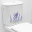 Ph-qt-1023 Dán Cây Vệ Sinh Sáng Tạo Nhà Vệ Sinh Trang Trí Xấu Xí Vỏ Vệ Sinh Dán Dán Hoa Vệ Sinh