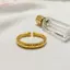 HFSHY Mạ Vàng Mở Vòng Tay Vintage Khắc Hoa Bền Đẹp Lâu Dài Tỏa Sáng Cho Nữ Ngày Đảng Mặc VN