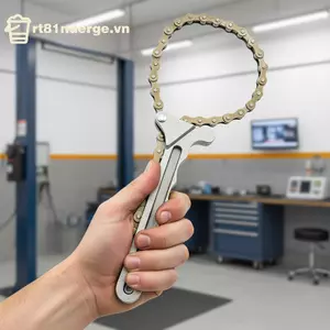 GE 12 Inch Có Thể Điều Chỉnh Lọc Dầu Cờ Lê Xích Tay Cầm Cờ Lê Hạng Nặng Tẩy Dụng Cụ Cho Động Cơ Ô Tô VN