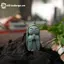 GE Tượng Thu Nhỏ Nhà Sư Nhỏ Các Bức Tượng Nhỏ Bộ 4 Nhựa Zen Trang Trí Sân Vườn Tượng Mini Cho Phòng Thiền Nhà Sống VN