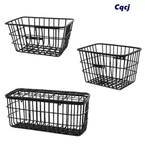 Giỏ đựng đồ phía sau CQCJ, Giỏ đựng xe đạp bằng kim loại dung tích lớn, Giỏ treo xe đạp kiểu treo phía sau bền bỉ