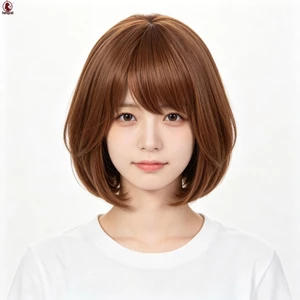 Tóc giả Cosplay dài Bobs nâu - Phong cách tự nhiên cho trang phục
