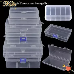 NOTE1 Hộp Bảo Quản, Nhựa Trong Suốt Trang Sức Hạt Hộp Đựng, Nóng Vuông Dụng Cụ Câu Cá Phụ Kiện Dụng Cụ Điện Giá Đỡ
