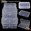 NOTE1 Hộp Bảo Quản, Nhựa Trong Suốt Trang Sức Hạt Hộp Đựng, Nóng Vuông Dụng Cụ Câu Cá Phụ Kiện Dụng Cụ Điện Giá Đỡ