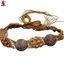 Thắt lưng bện Boho cho nữ 1 gói Thắt lưng dây sáp làm bằng tay có vỏ dừa- Khóa gỗ 170cm Thắt lưng rộng có thể điều chỉnh cho kỳ nghỉ đi biển mùa hè Mặc thường ngày Plus Size