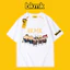 BKMK Hoạt Hình Mùa Hè In Hình Tay Ngắn 100% Cotton Cao Cấp Rời Mới Áo Thun Nam Xu Hướng Thường Ngày Cặp Đôi 0704